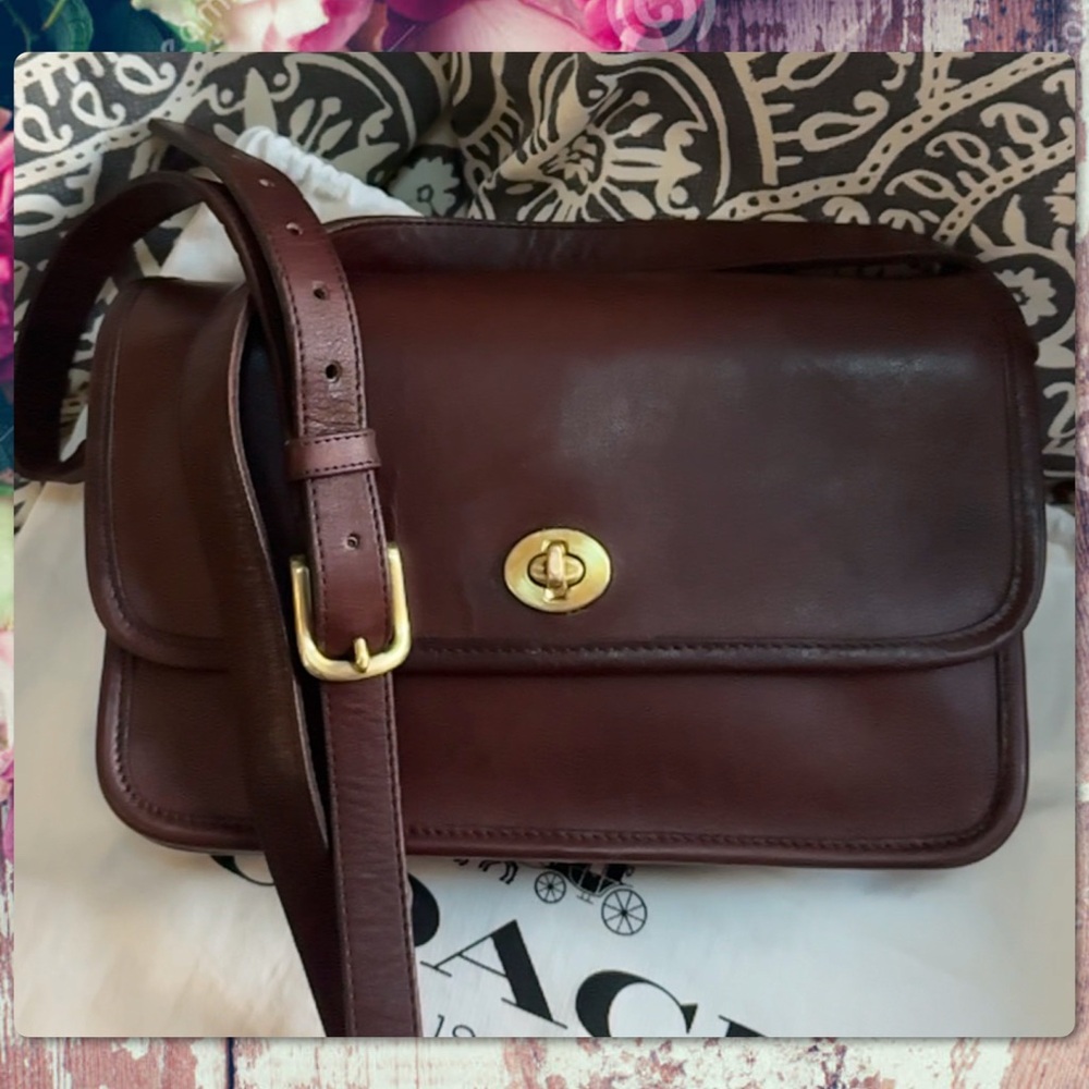Coach Brown Leather Shoulder Bag